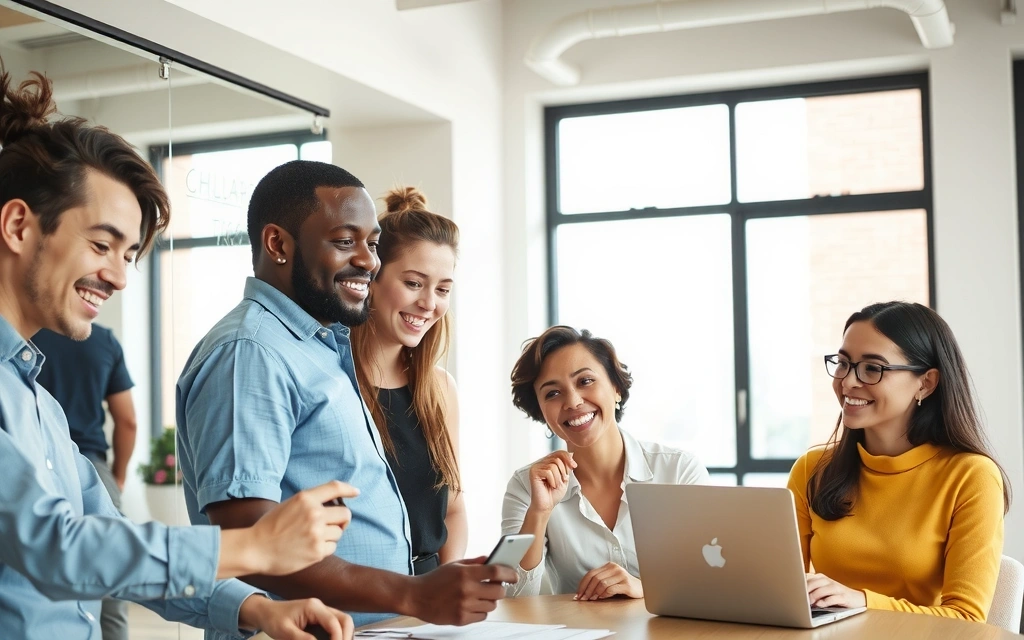 Echipa promoroot lucrează împreună