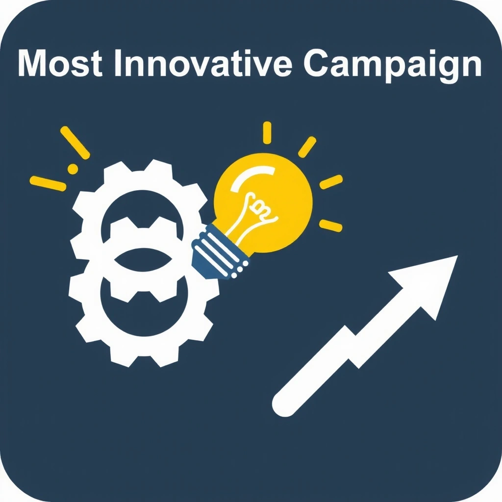 Pictograma premiului 'Cea mai Inovatoare Campanie'
