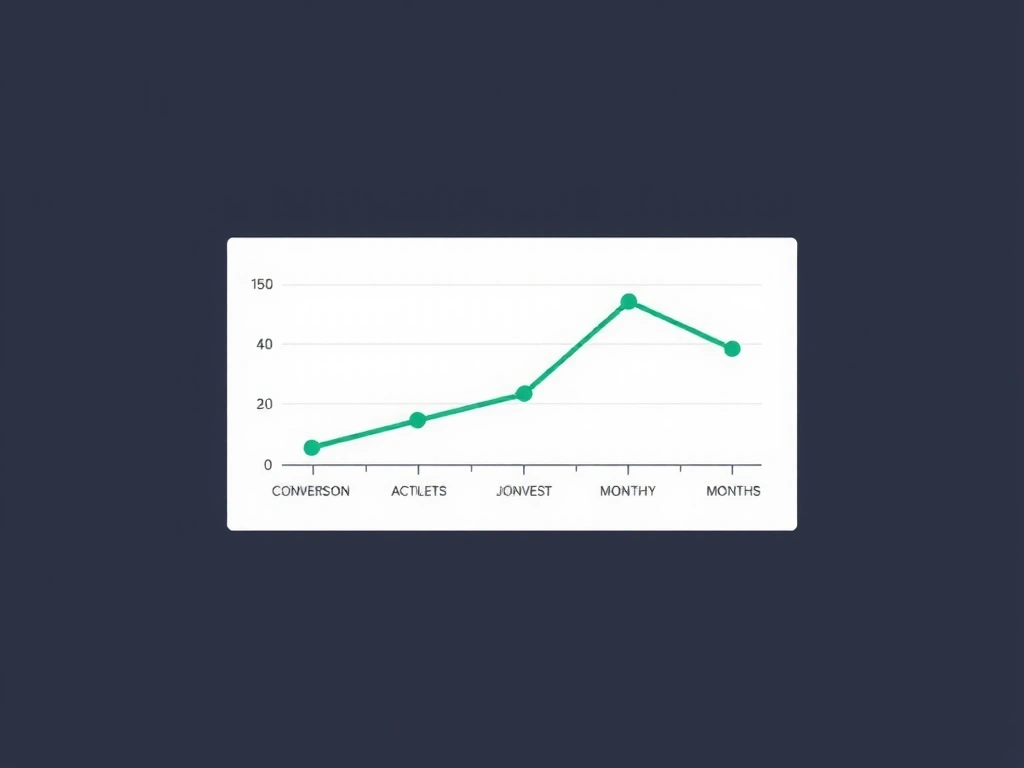 Grafic cu evoluția conversiilor