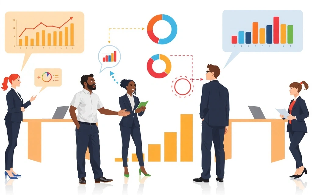 Ilustrație a unei comunicări deschise între parteneri de afaceri